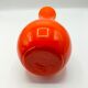Vase en verre orange années 1970
