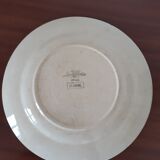 Assiette ancienne sarreguemines