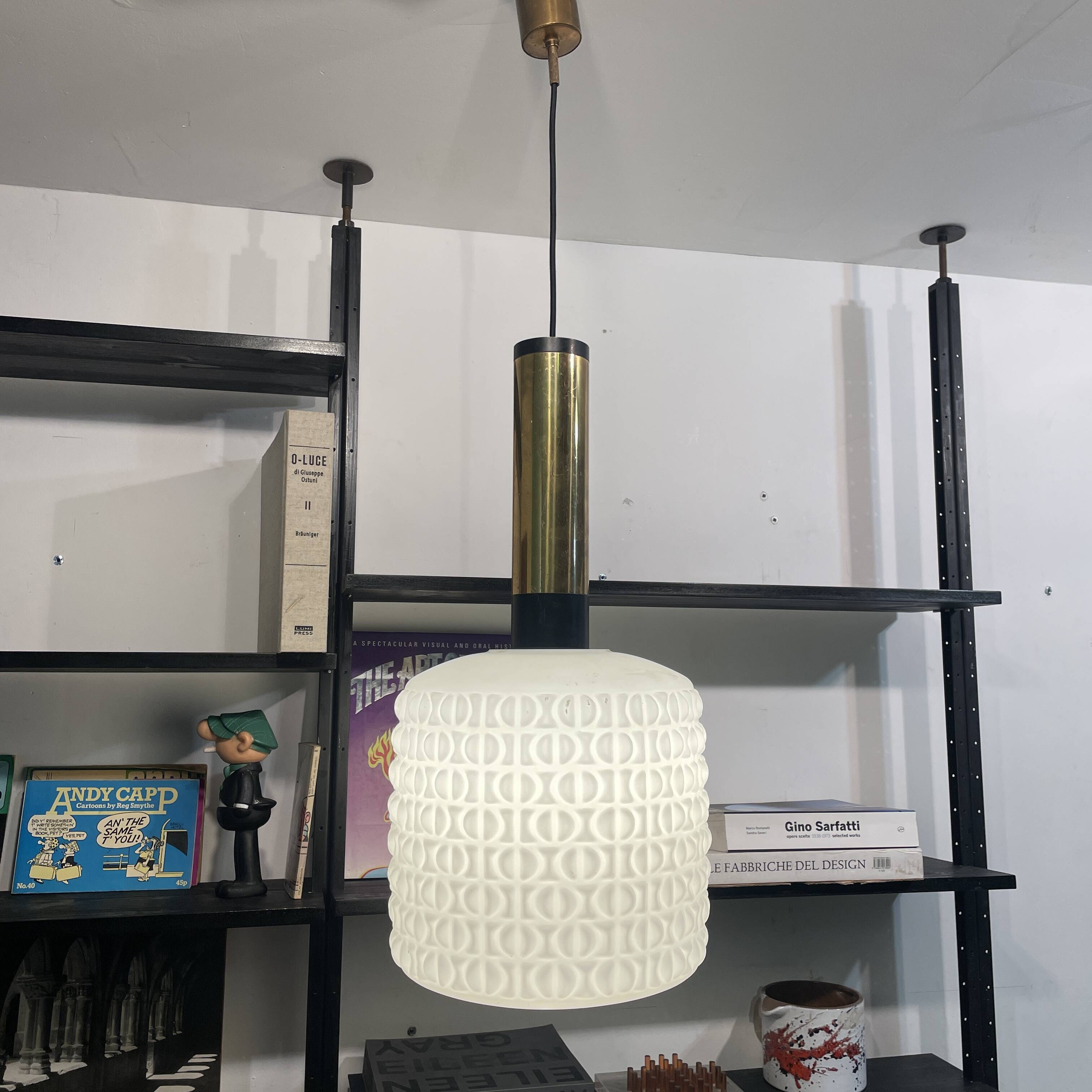 Stilnovo pendant light Italy 1950