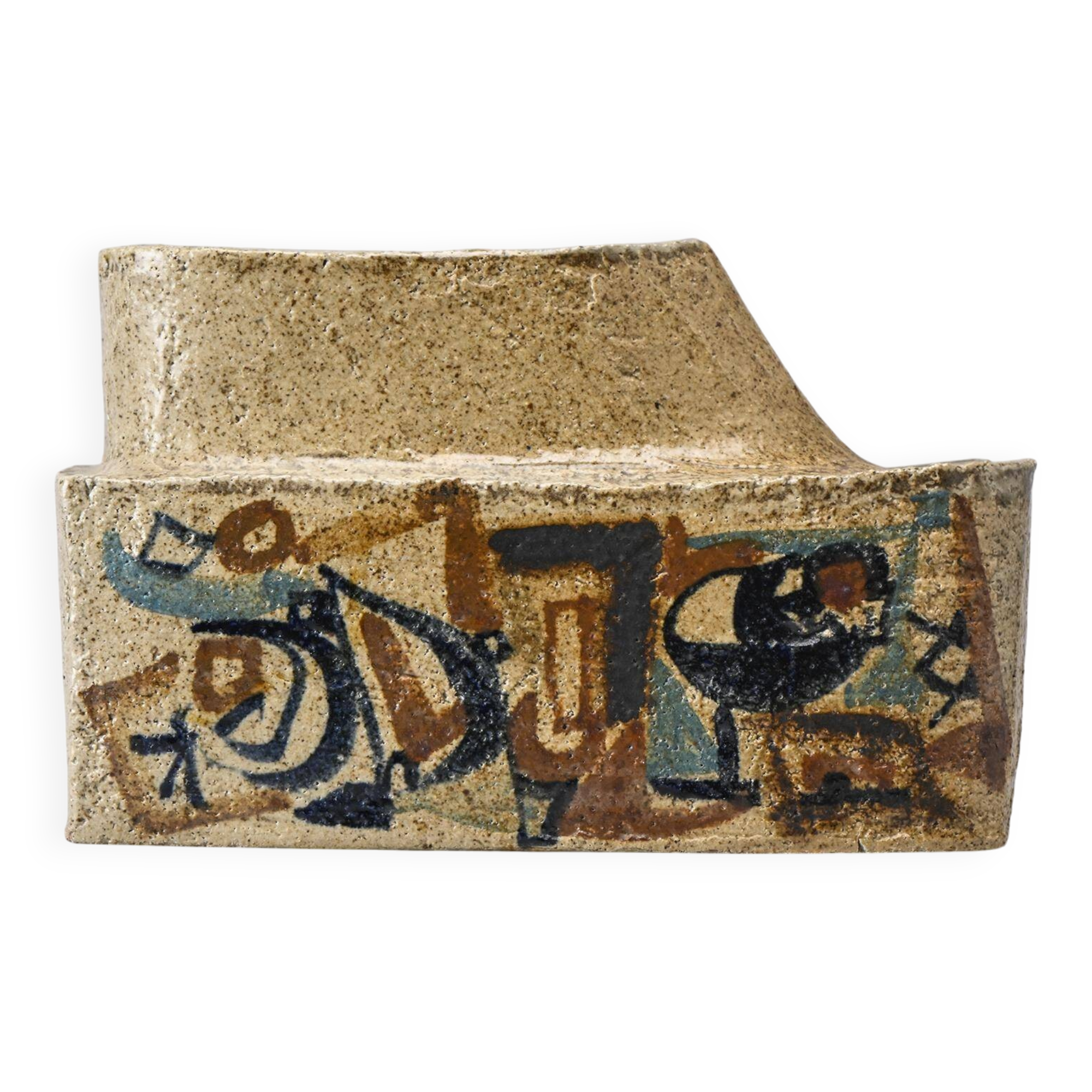 Fireclay vase by Les Argonautes, France 1960