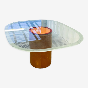 Tobia & Afra Scarpa - glass dining table "Tobia Alto"