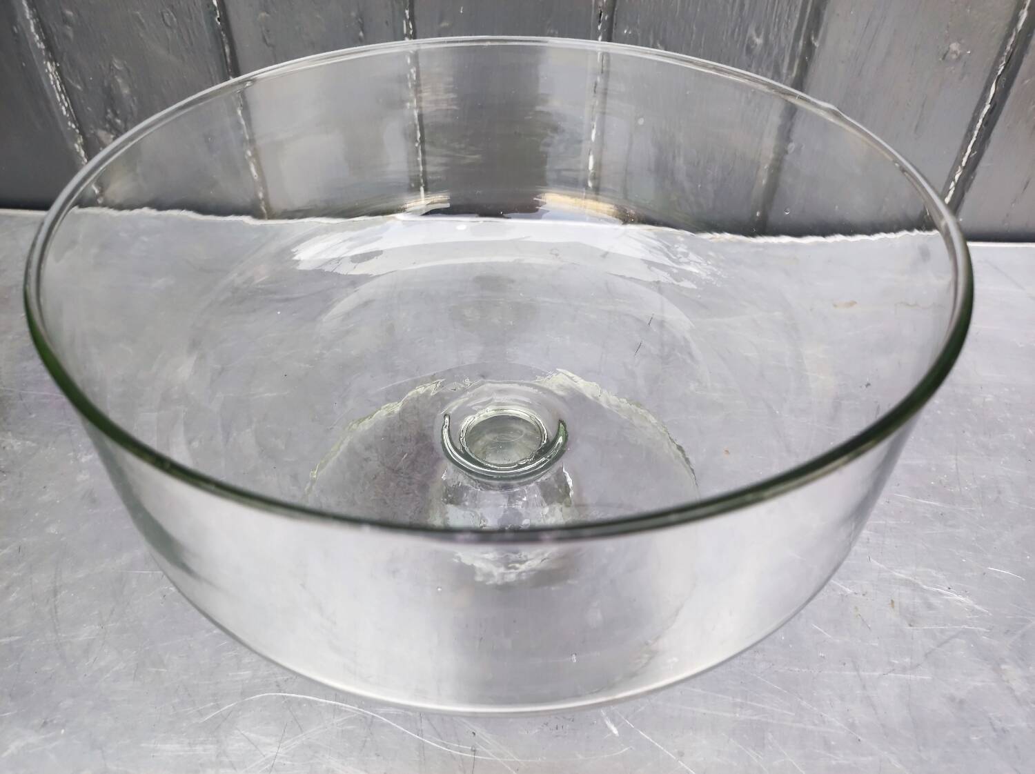 Bubble glass fruit bowl, 1970