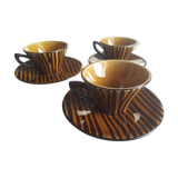 Domino model zebra coffee cups