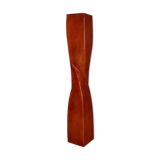 Orange fiberglass floor lamp design