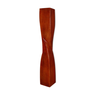 Orange fiberglass floor lamp design