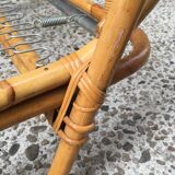 1-seat rattan basket bed