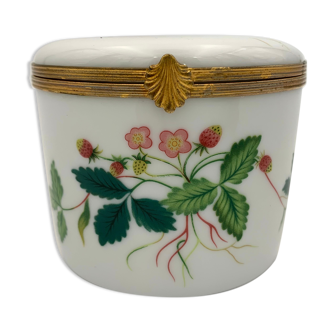 Vintage porcelain box, Raynaud, Limoges, France