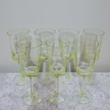 7 verres à pied 375ml