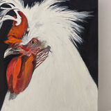 Coq - contemporary oil painting on canvas