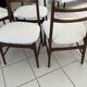 Suite 4 chaises Teck par Wilkhan pour Georg Leowald  Allemagne 1960