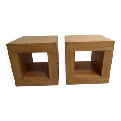 Tables basses cubiques, années 1960