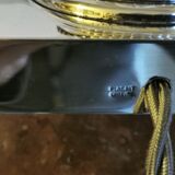 Silver metal lamp signed Plasait goldsmith