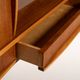 Scandinavian teak sideboard with smoked glass, 1950s–60s