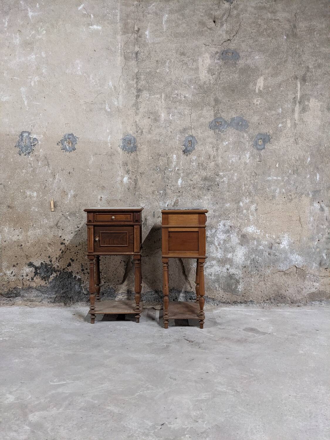 Pair of art deco bedside tables