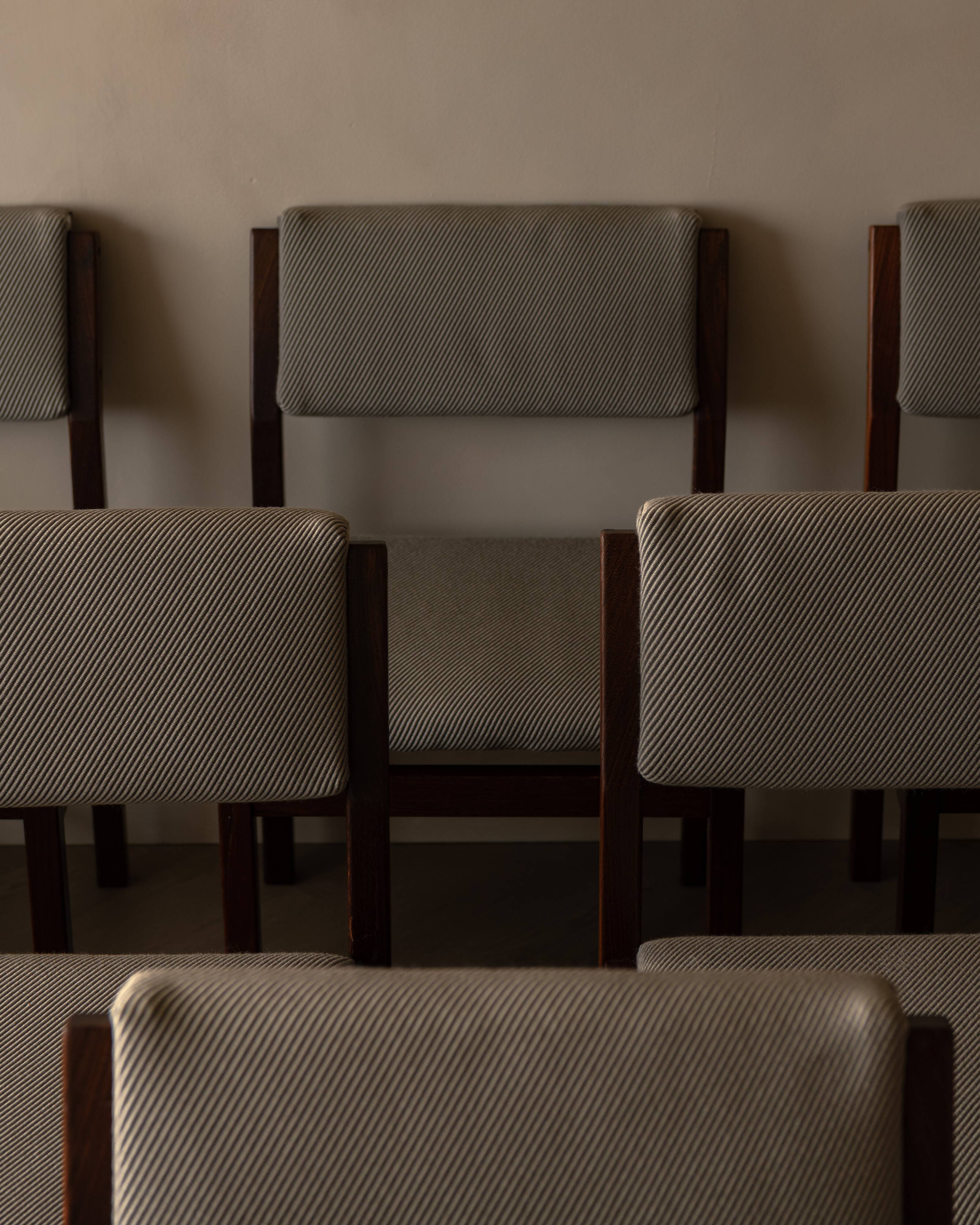 Set de 6 chaises de salle à manger Pastoe SA07 par Cees Braakman – Série japonaise, 1960