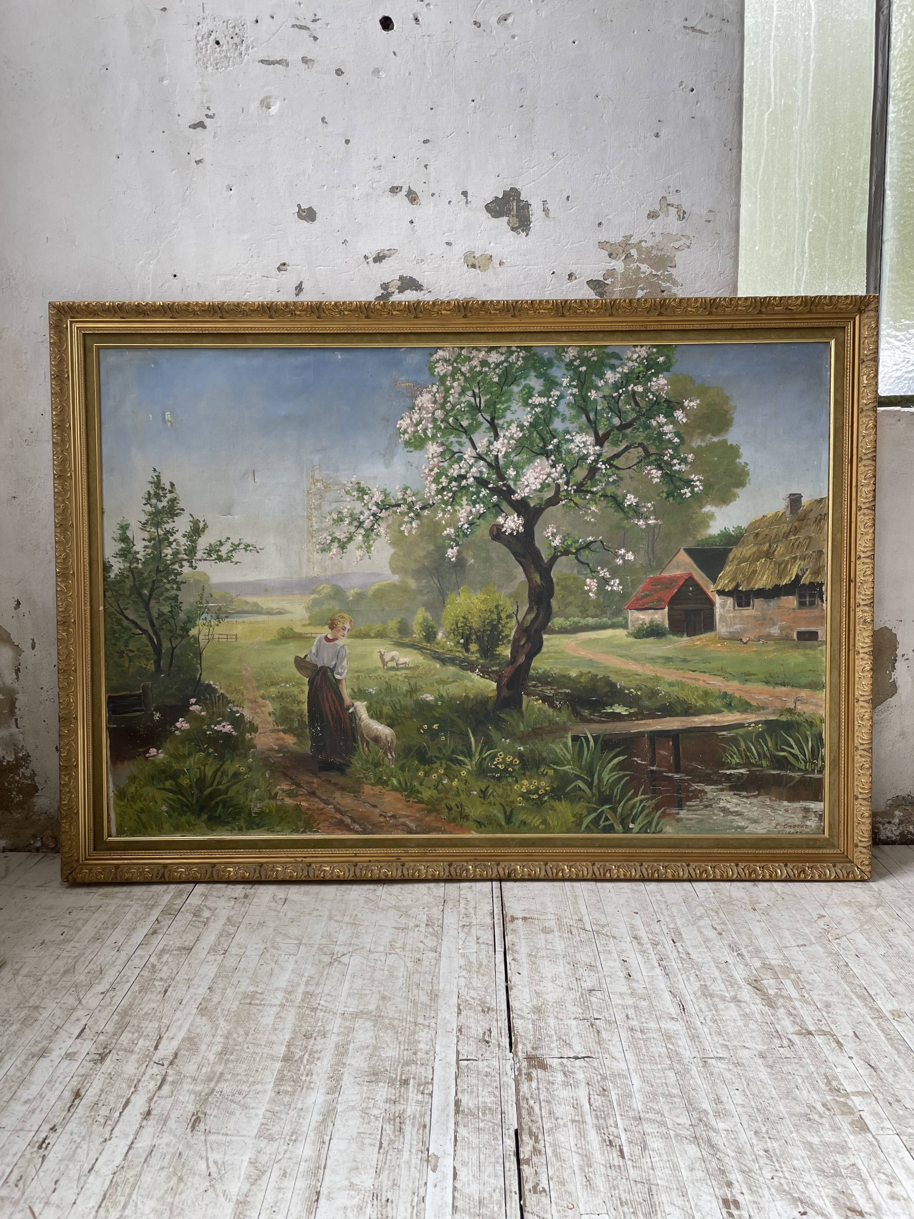 Oil painting canvas 1944 XL