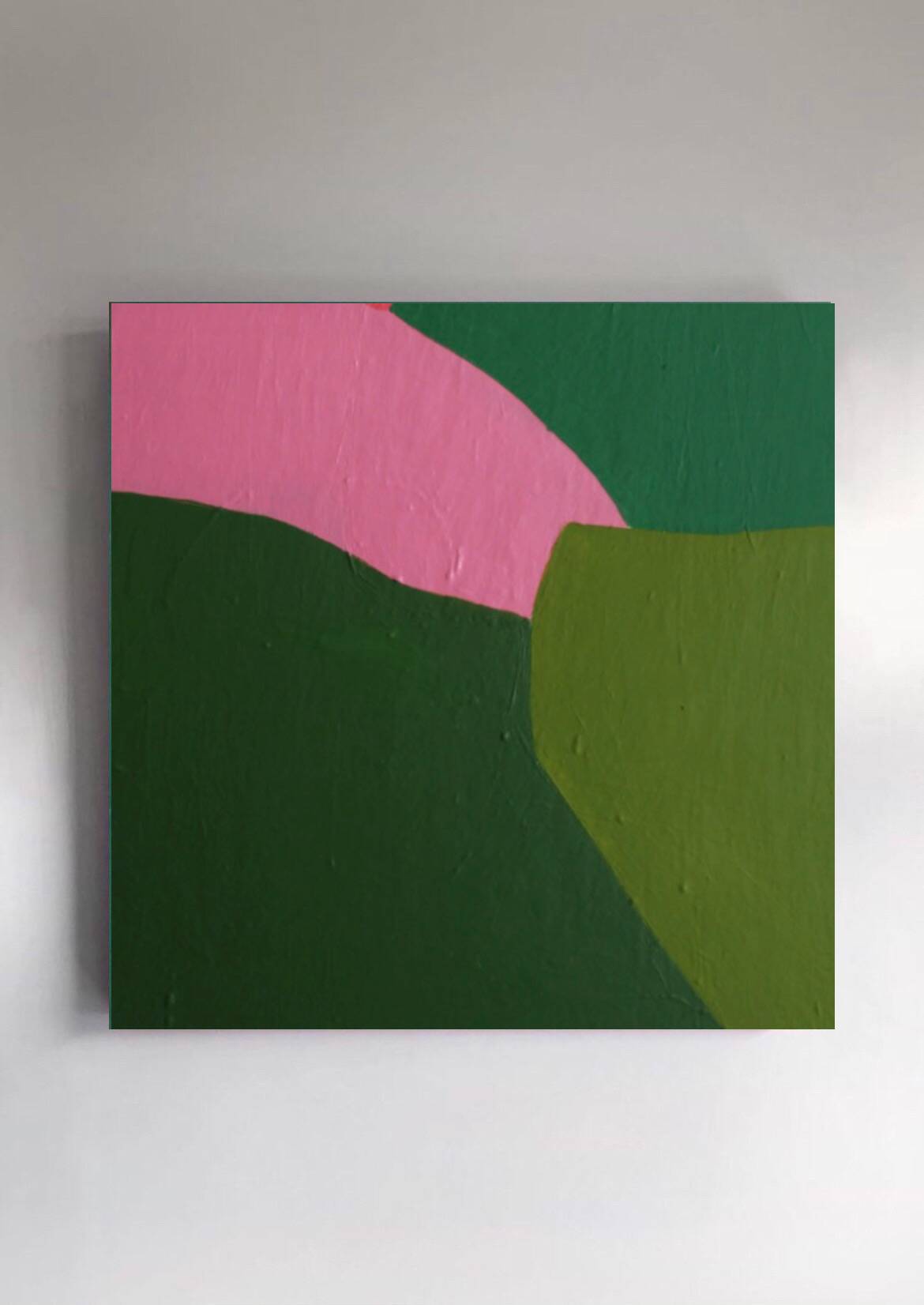 Colourful abstract on canvas 'catch a glimpse of the field'