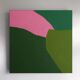 Colourful abstract on canvas 'catch a glimpse of the field'