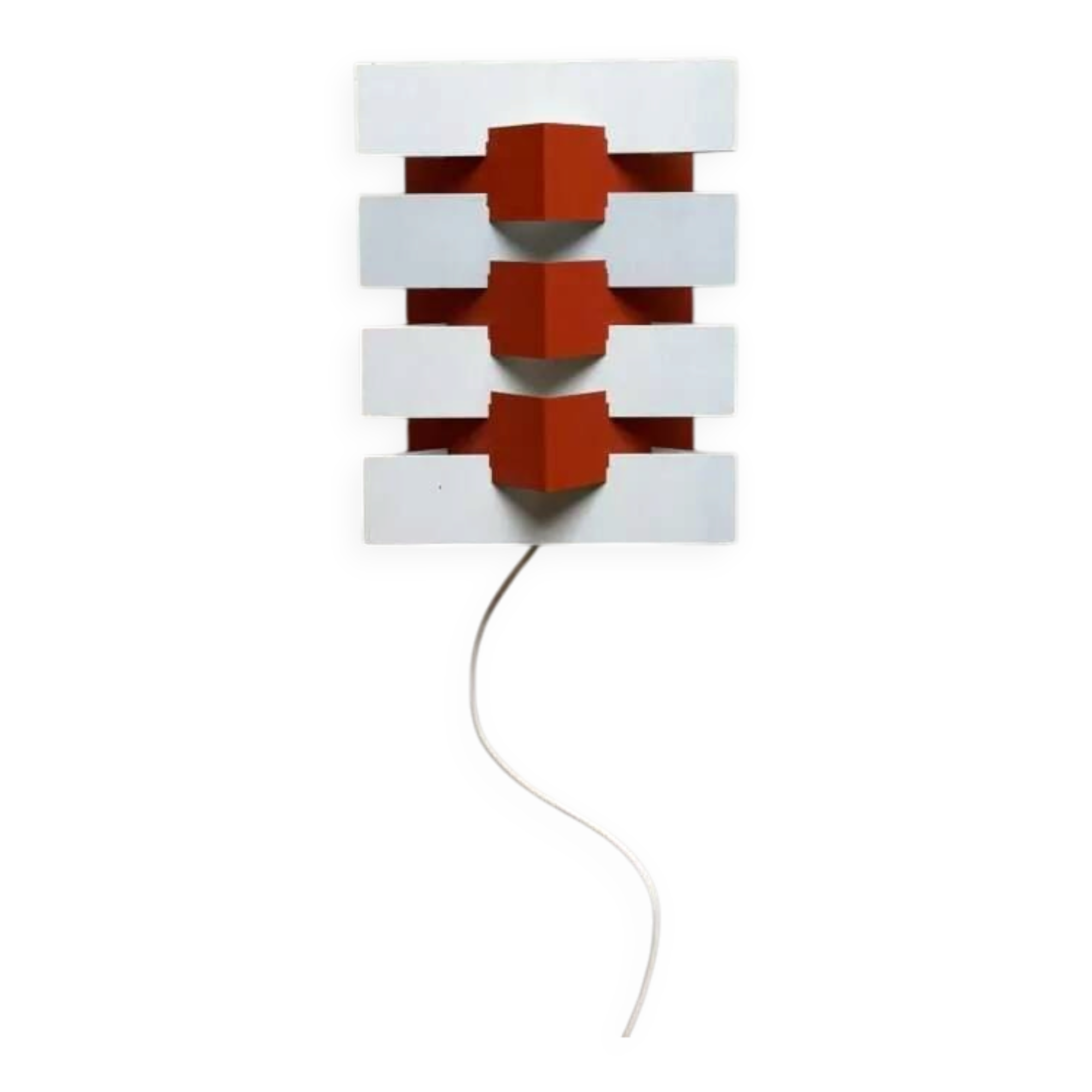 Anvia wall lamp Hoogervorst white orange 60s