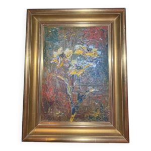 Peinture à l'huile d'une