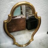 Baroque gilded mirror Louis XV style