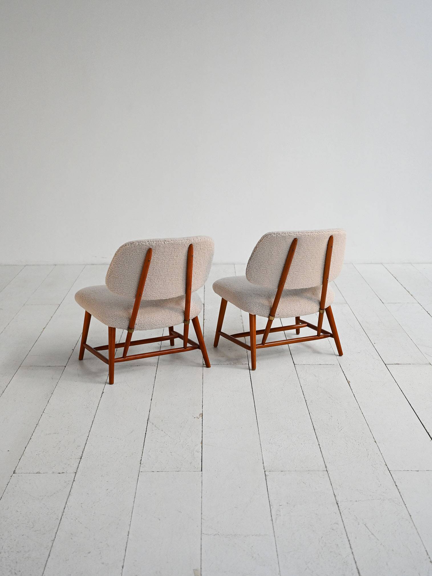 Pair of “Teve” chairs by Alf Svensson for Ljungs Industrier, Sweden 1950s