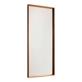 Framed mirror in teak