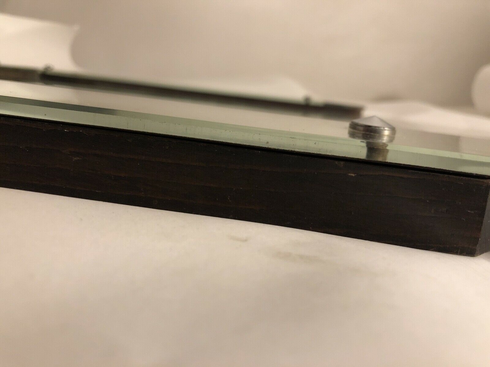 1950s - baroque rococo italian venetian mirror, 64x92cm