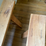 Cherry farm bench