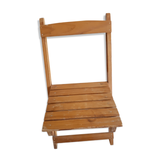 Folding child's chair