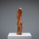 Abstract biomorphic wooden sculpture 1978
