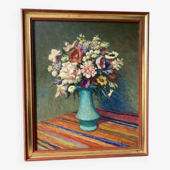 Bouquet of flowers signed Santini