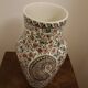 Gien Kashmir earthenware polychrome vase