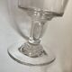 Set de 4 verres rouleau 19e en verre irrégulier