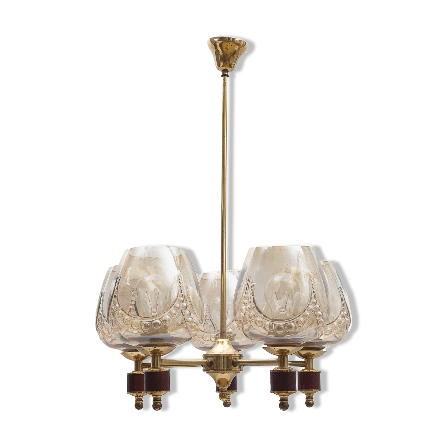 Chandelier in the taste of Jean Royère