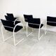 Postmodern cirkel dining chairs by Metaform, 1980s, Set of 6