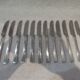 12 Christofle Concorde silver plated dessert knives, 19cm