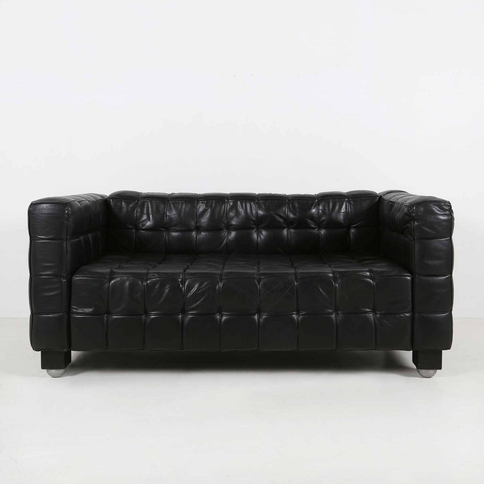 Kubus 8020 Sofa by Josef Hoffmann for Wittmann, 1980s