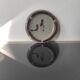 Vintage enamelled stoneware ashtray