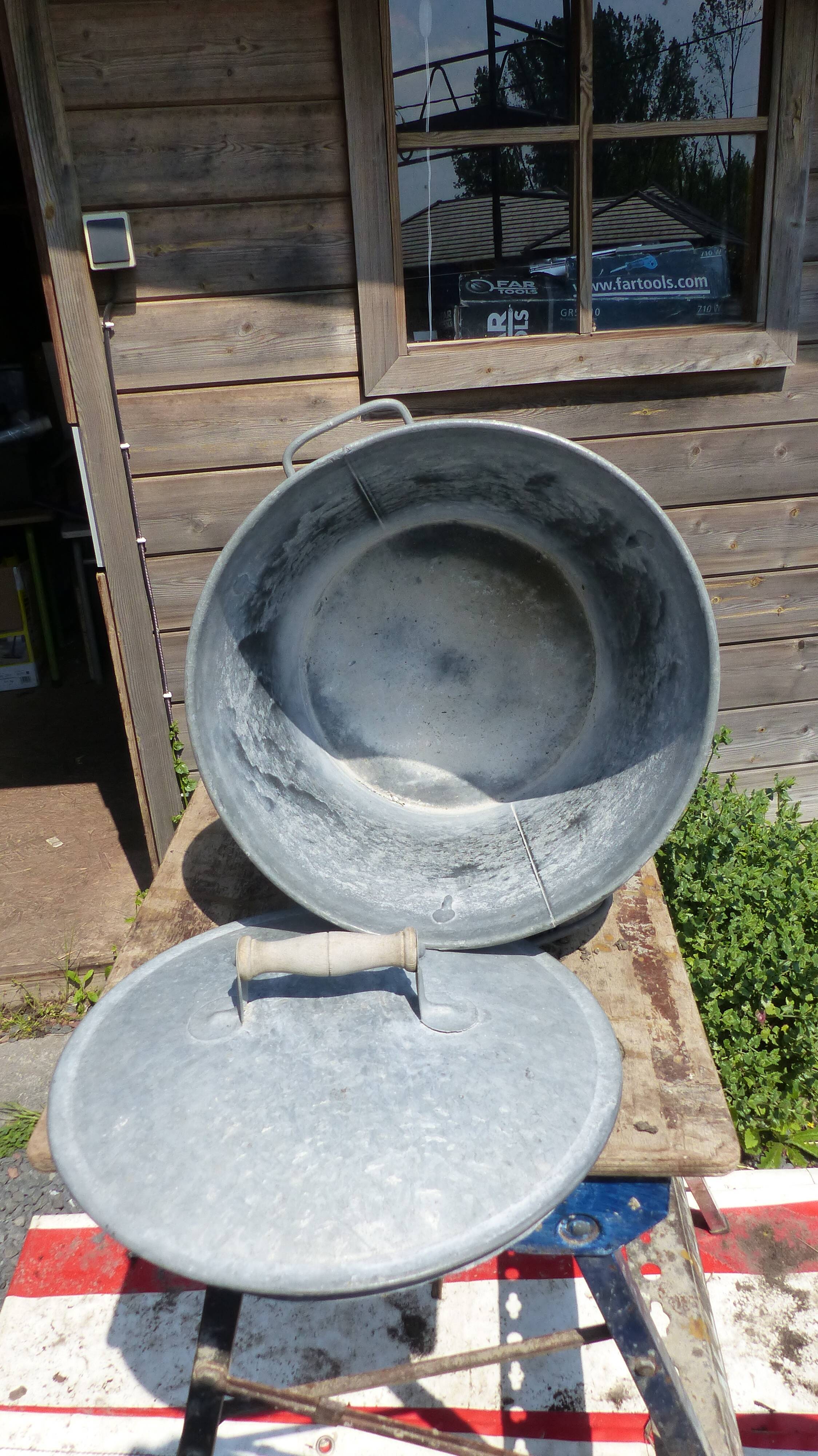 Bassine en zinc
