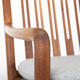 Rocking chair by Hans Olsen for Juul Kristensen in grey felt