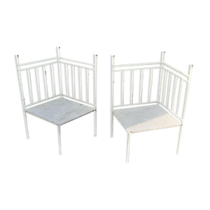 chaises de jardin en - fer