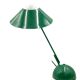 Lampe de table verte Space Age, Italie années 1970
