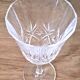 5 verres à pied en cristal