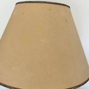 Lampe à poser en céramique rouge