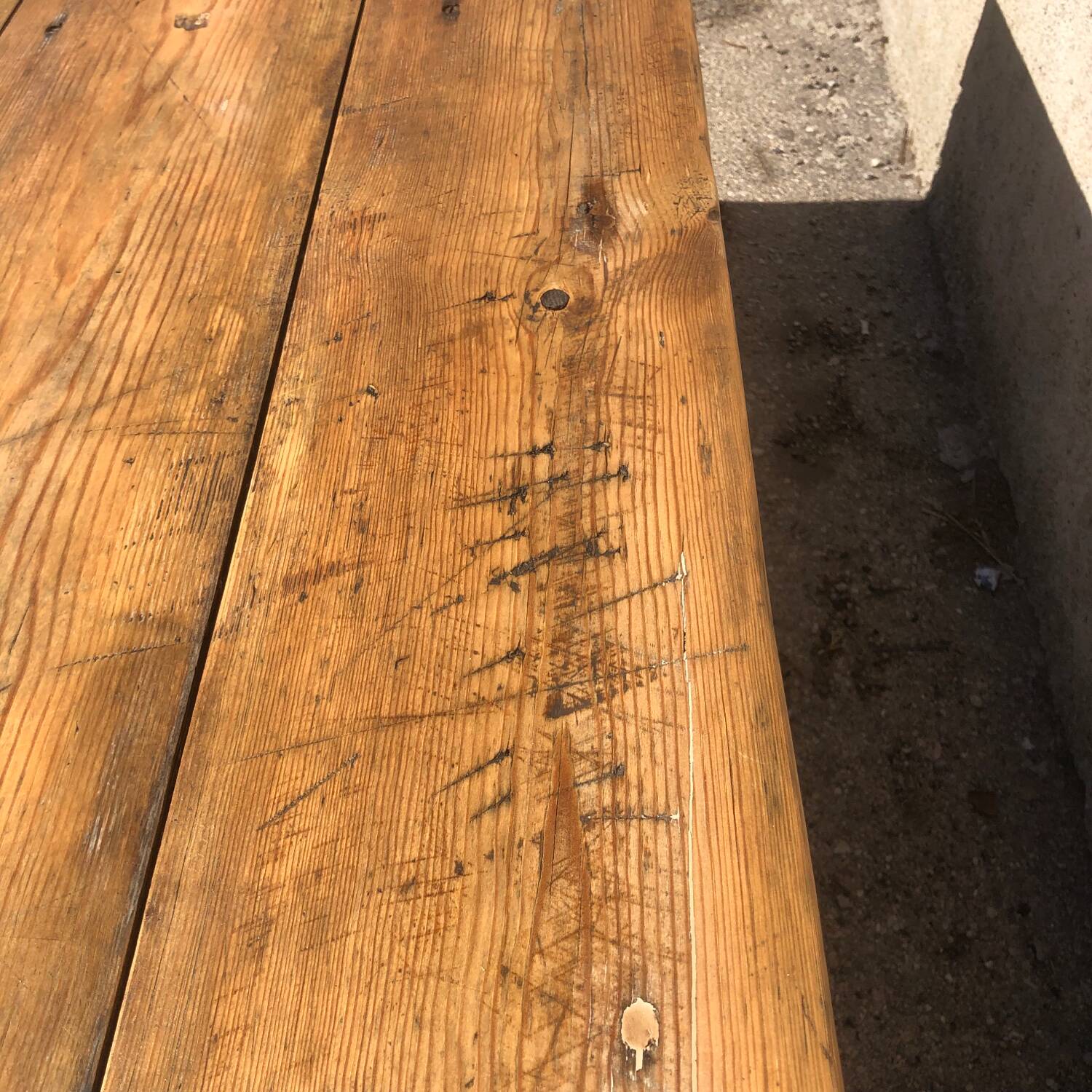Antique dining table