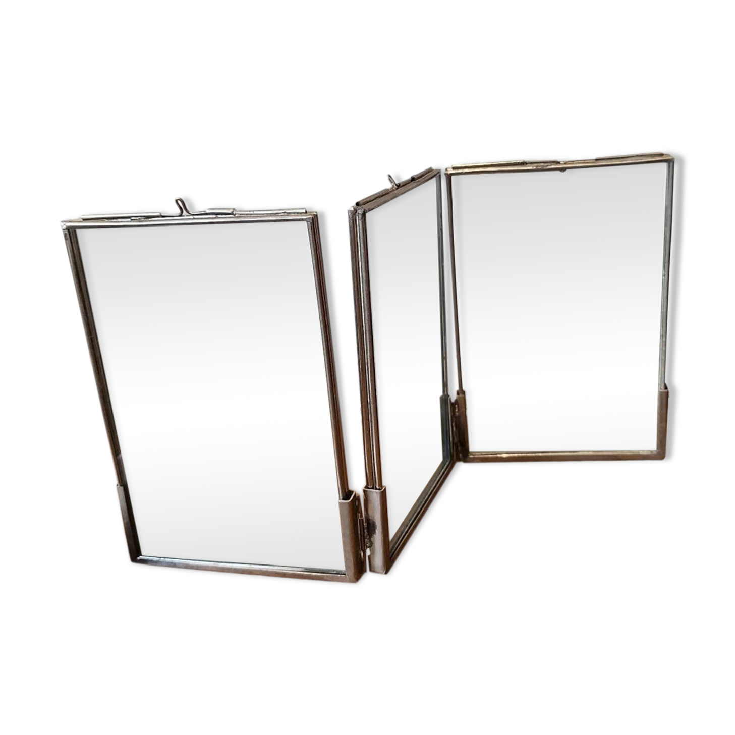 Vintage triptych photo doors