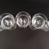 5 blown and chiseled former glasses