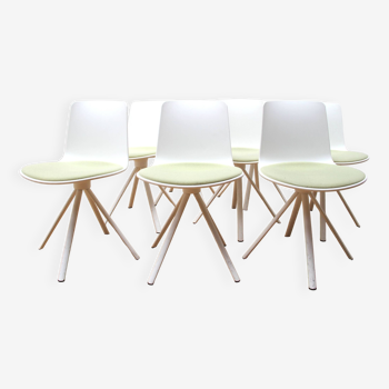 Set of 8 Lottus Chair chairs, Enea