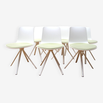 Suite de 8 chaises Lottus Chair, Enea